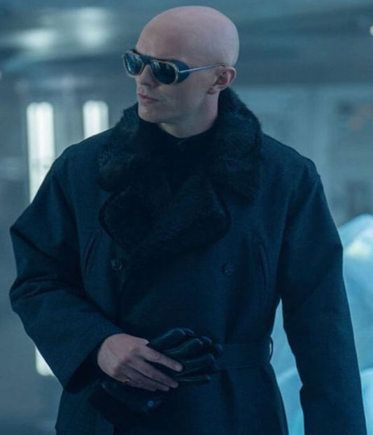 Lex Luthor Superman 2025 Nicholas Hoult Black Coat