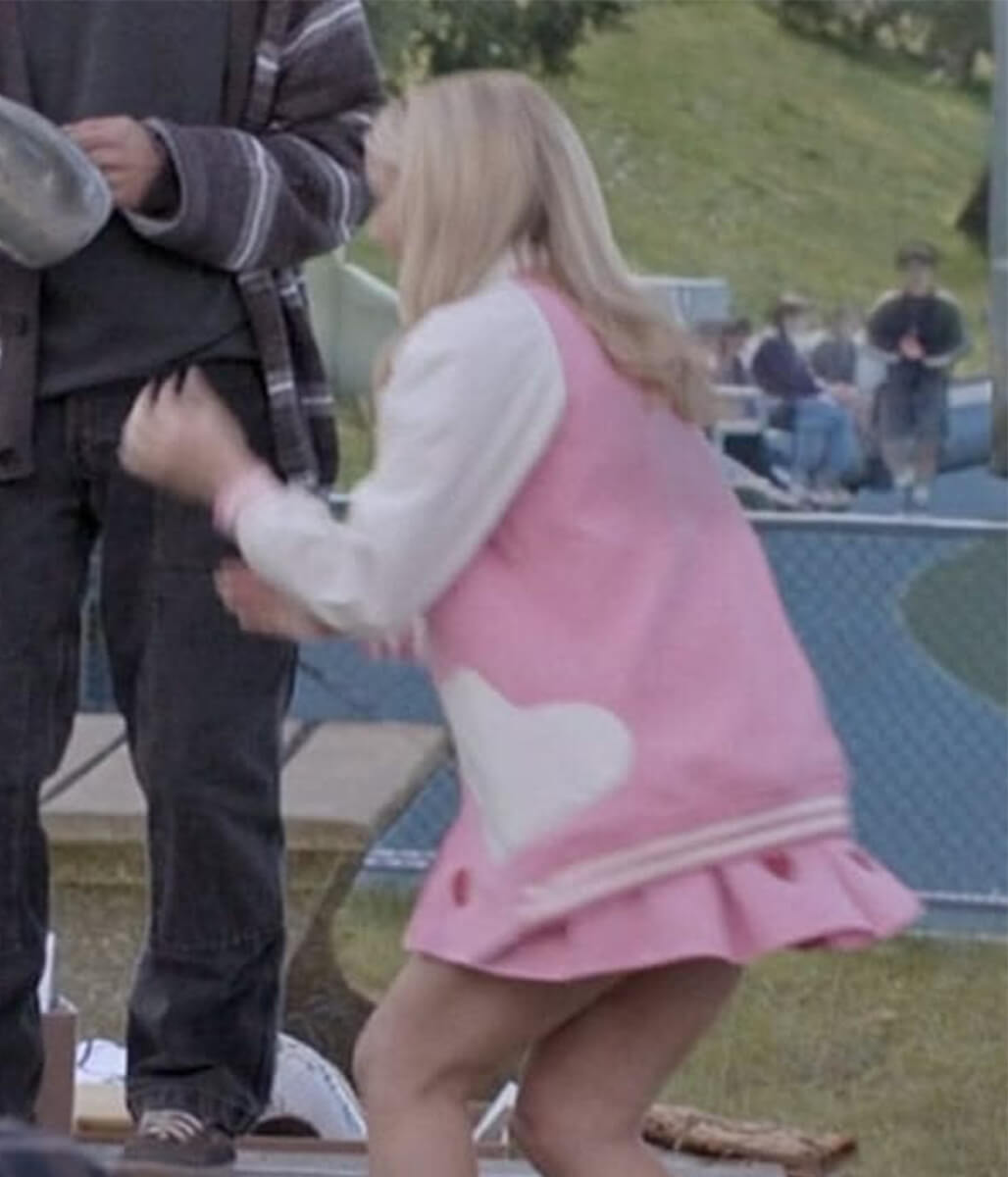 Lexi Minetree Elle S01 Pink Varsity Jacket