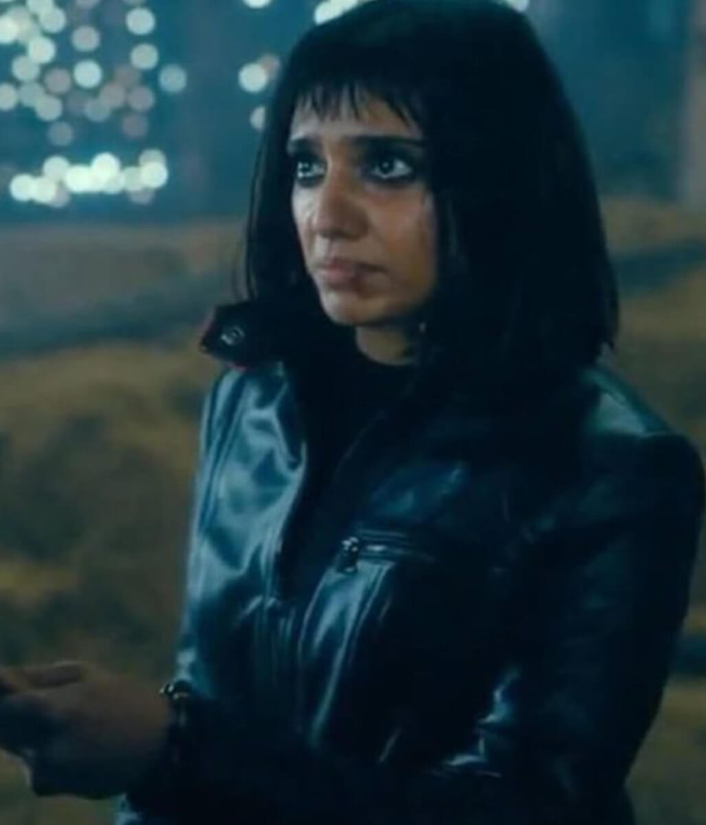 Lila Pitts The Umbrella Academy S02 Black Leather Jacket