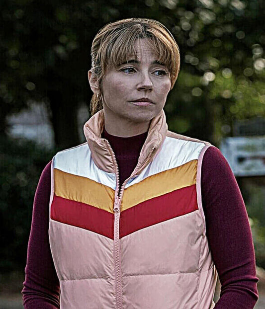 Linda Cardenelli DTFU St Louis S01 Pink Puffer Vest