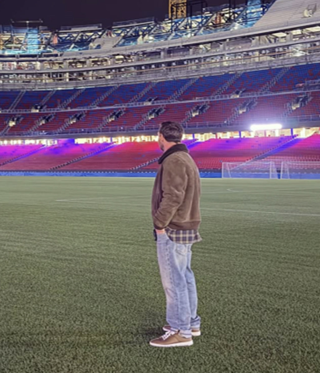Lionel Messi Brown Bomber Jacket 2025