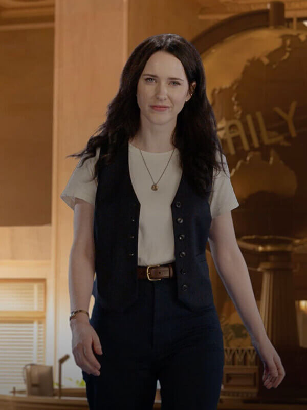 Lois Lane Superman 2025 Rachel Brosnahan Black Vest
