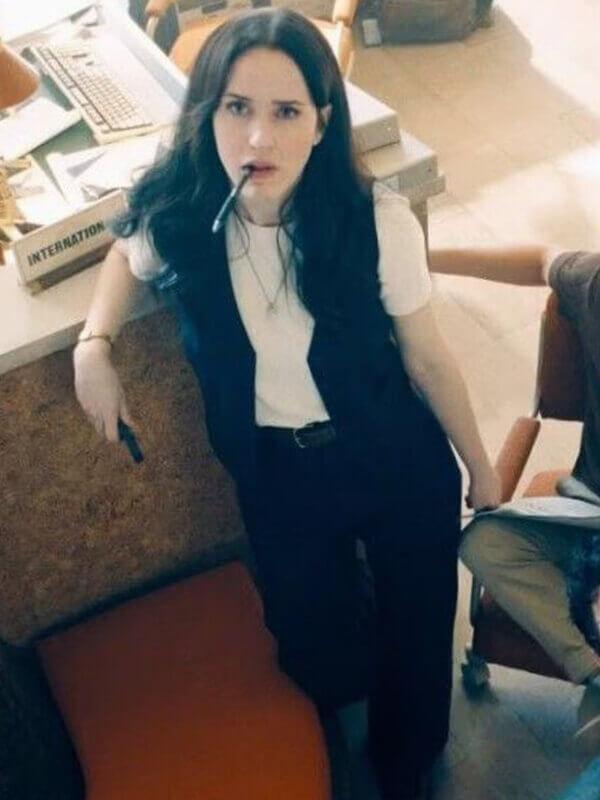 Lois Lane Superman 2025 Rachel Brosnahan Black Vest