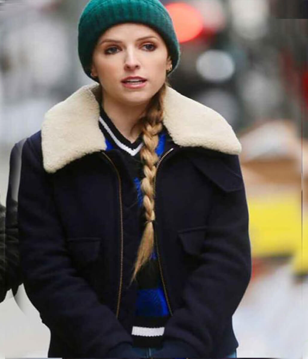 Love Life Anna Kendrick Black Wool Jacket