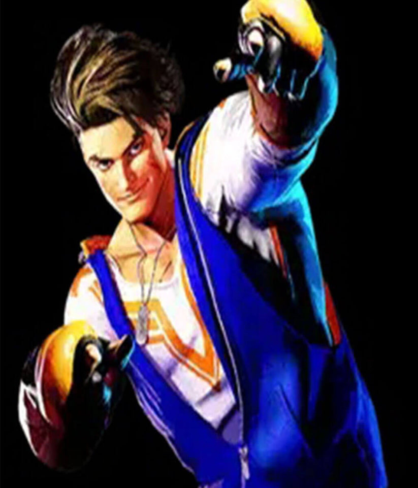 Luke Sullivan Street Fighter 6 Blue Vest