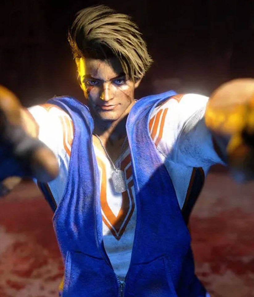 Luke Sullivan Street Fighter 6 Blue Vest