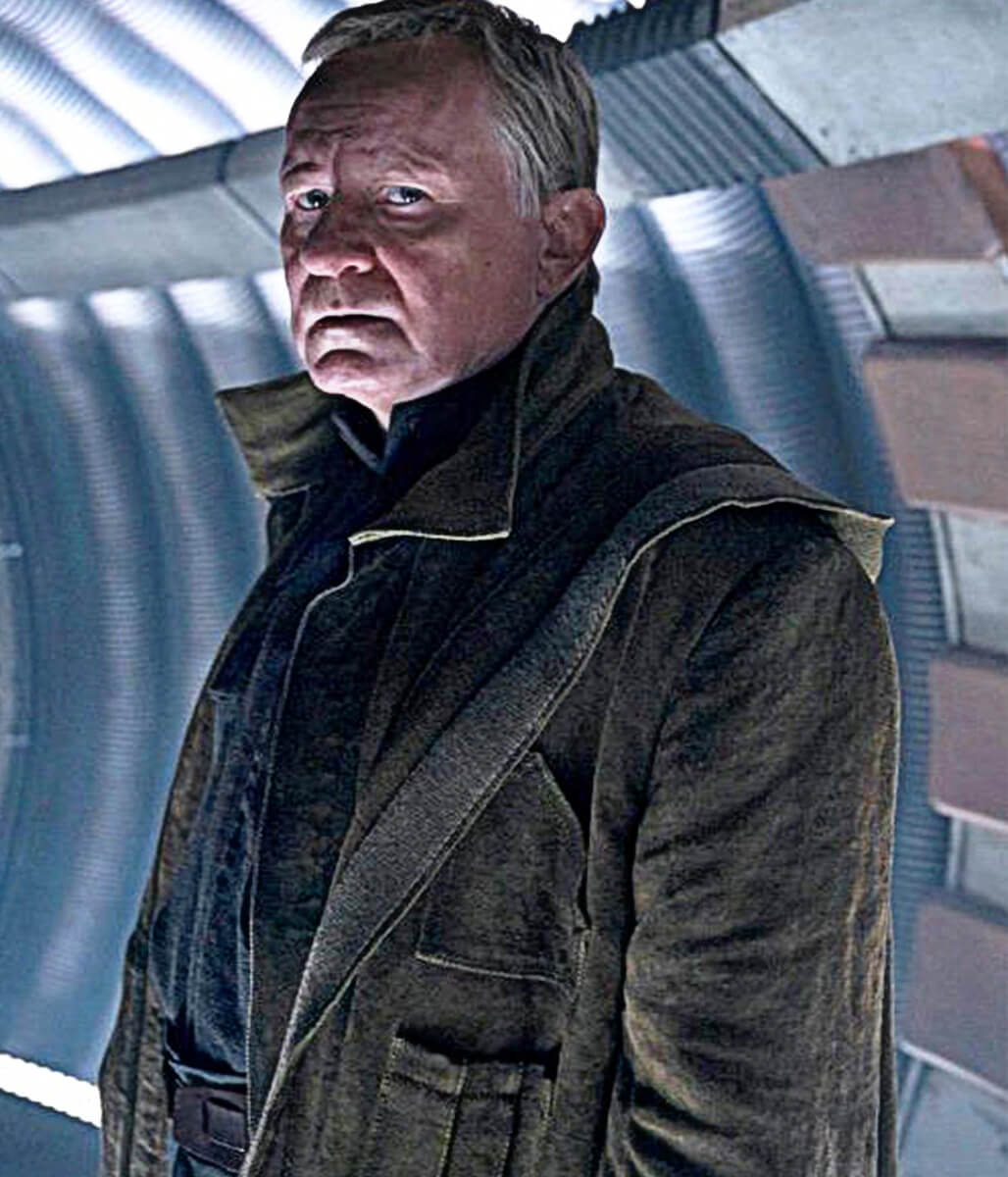 Luthen Star Wars Andor S01 Green Trench Coat