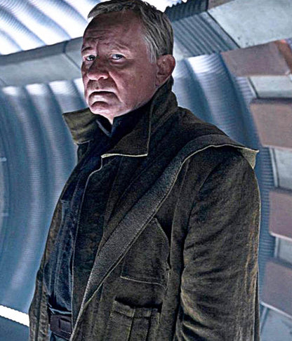 Luthen Star Wars Andor S01 Green Trench Coat