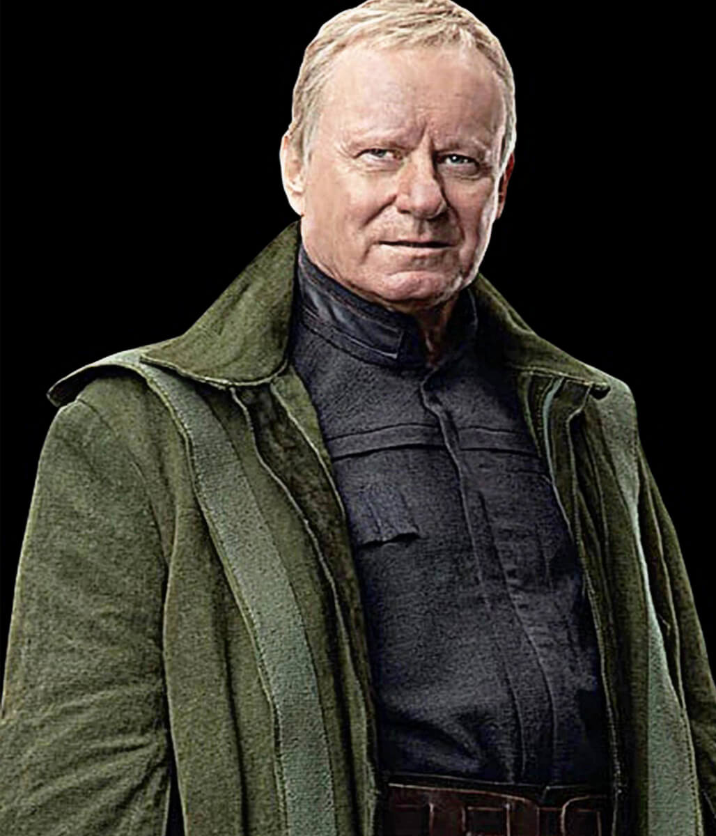 Luthen Star Wars Andor S01 Green Trench Coat