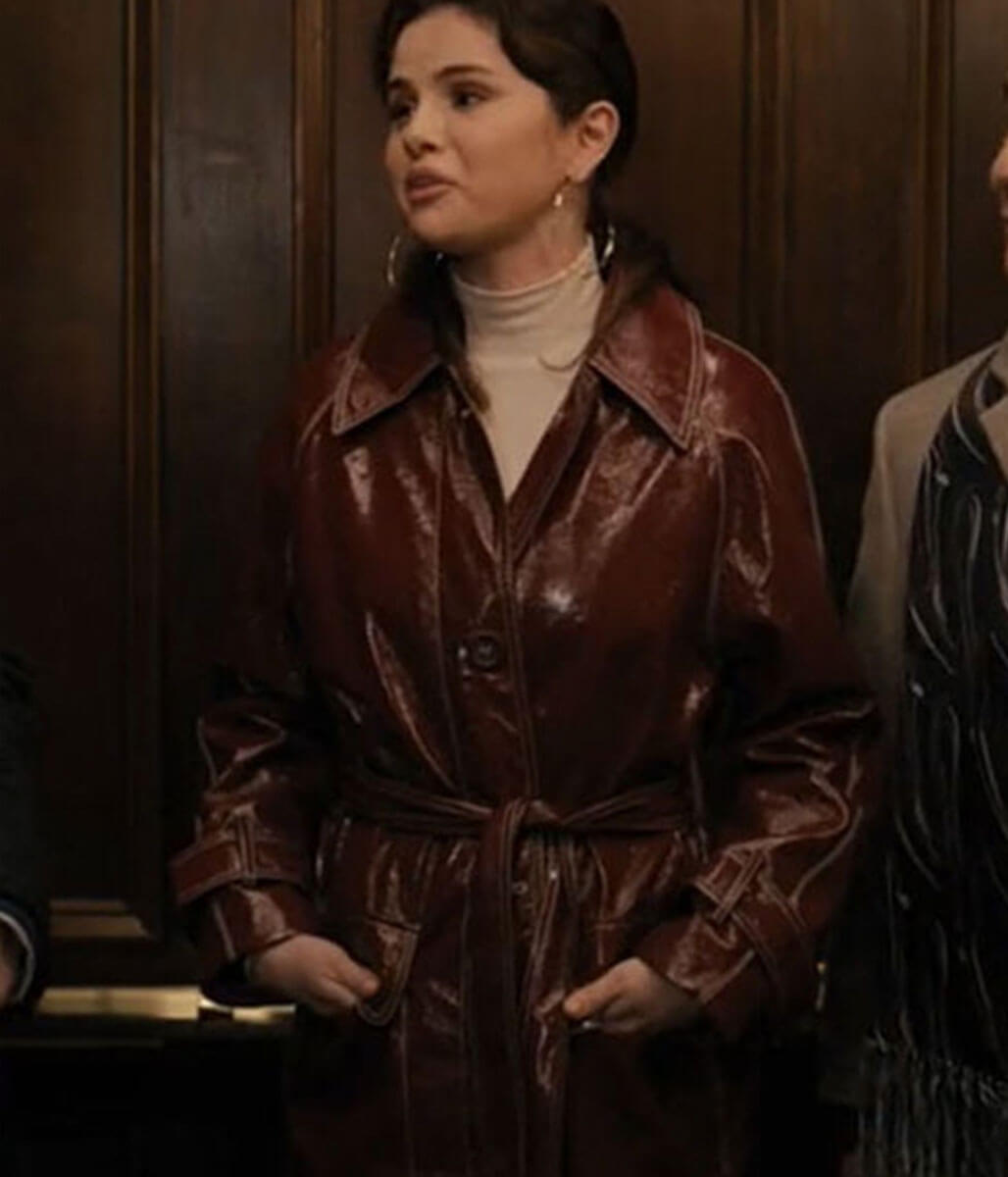 Mabel Mora Only Murders in the Building Leather Long Coat