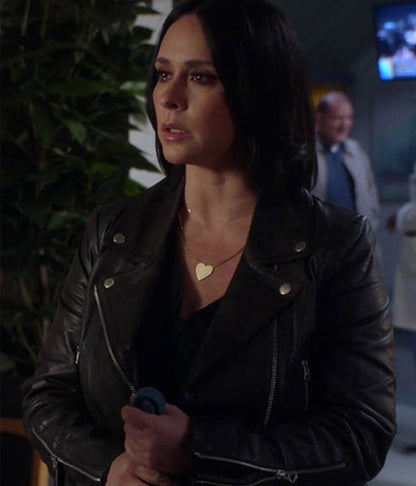 Maddie Kendall 9-1-1 Black Leather Jacket
