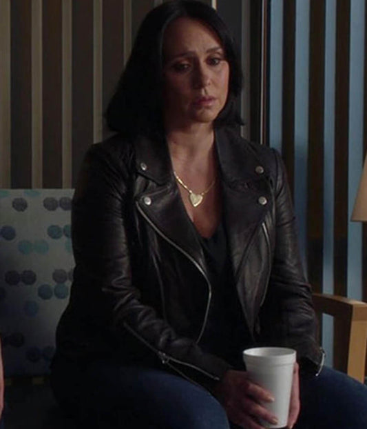 Maddie Kendall 9-1-1 Black Leather Jacket