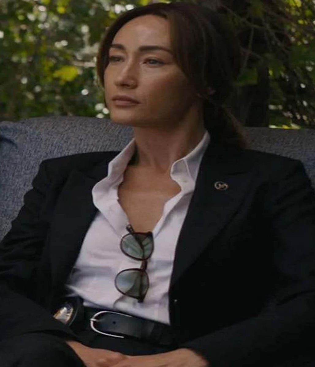 Maggie Q Ballard 2025 Detective Renée Black Blazer
