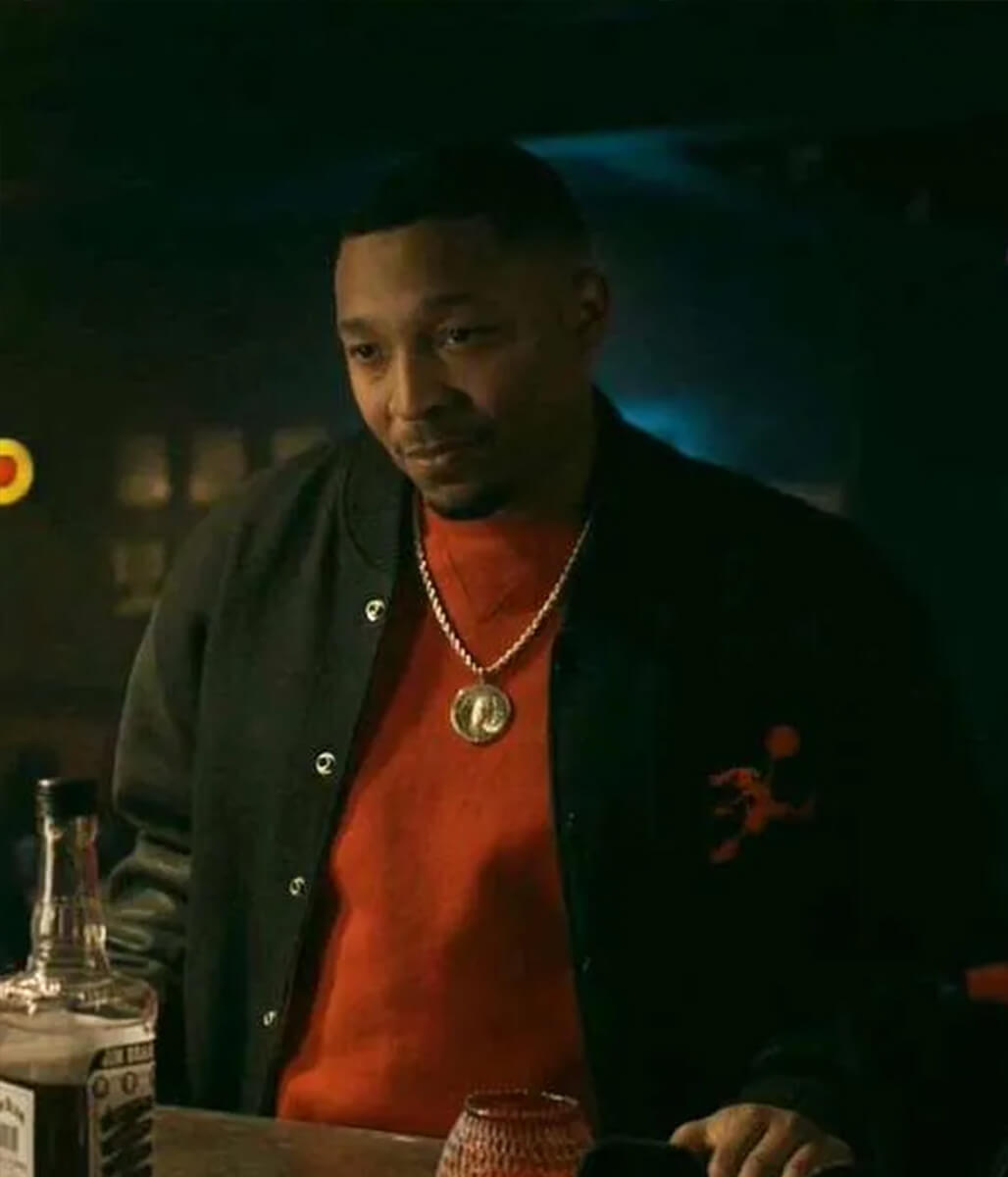 Malcolm Mays Power Book III Black Bomber Jacket