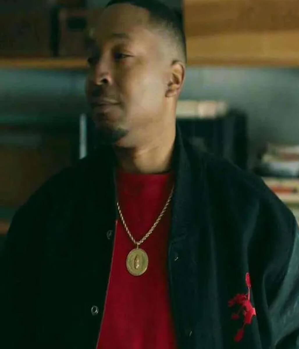 Malcolm Mays Power Book III Black Bomber Jacket