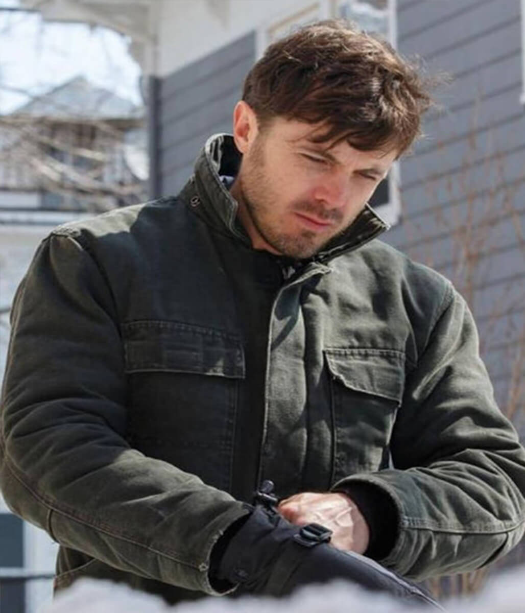 Manchester by the Sea Lee Chandler Black Fabric Jacket