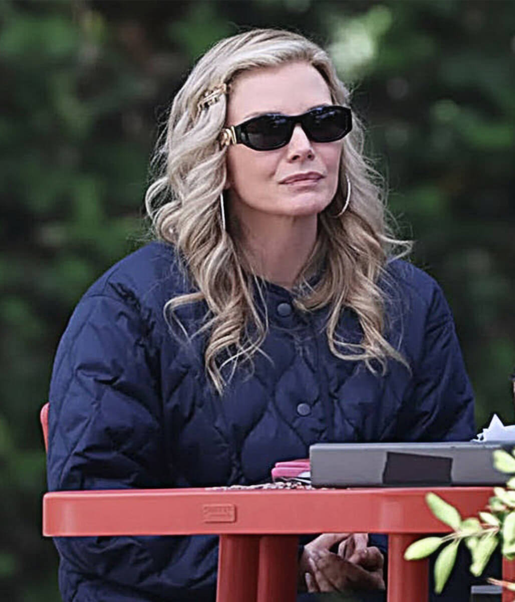 Margo's Got Money Trouble S1 Michelle Pfeiffer Black Quilted Jacket