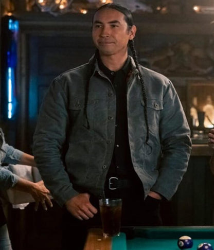 Marshals S1 Tatanka Means Grey Cotton Jacket