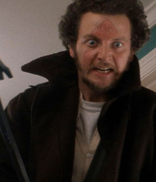 Marv Murchins Home Alone Brown Wool Jacket