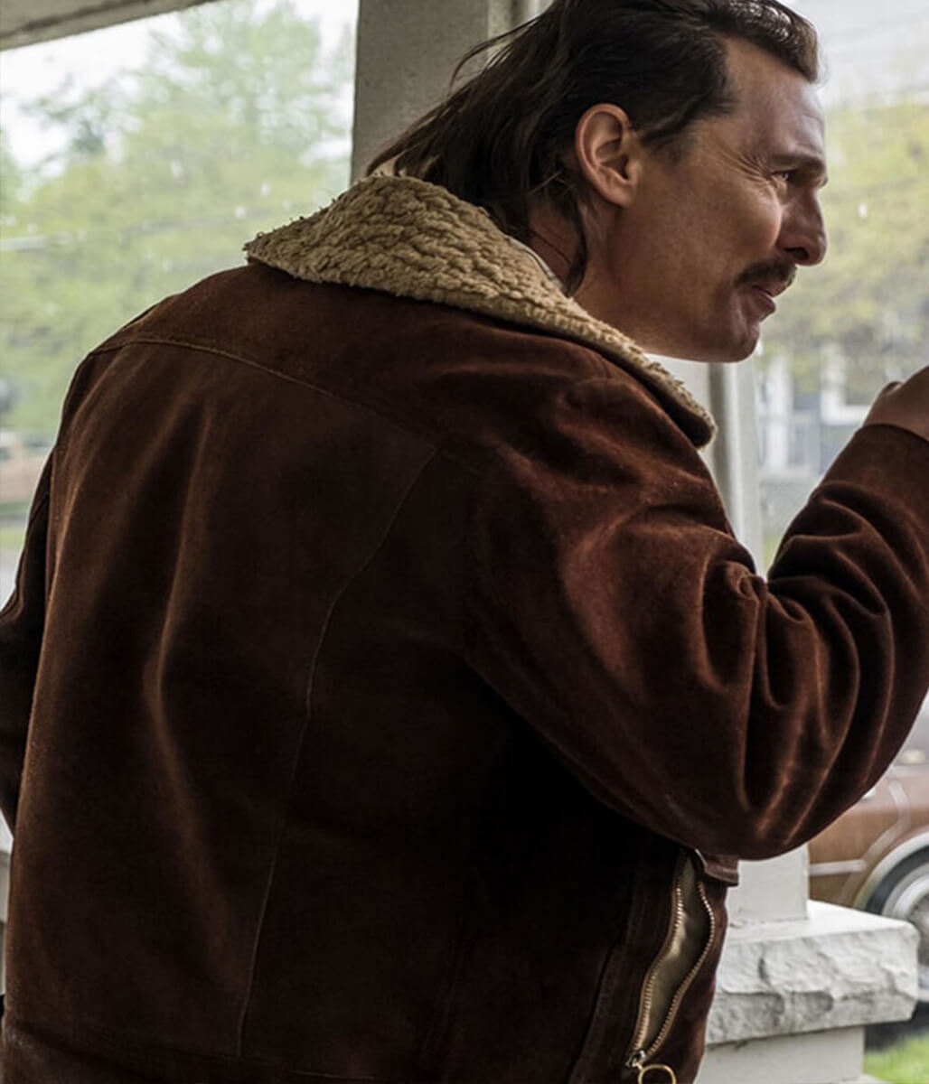 Matthew McConaughey White Boy Rick 2018 Brown Suede Jacket