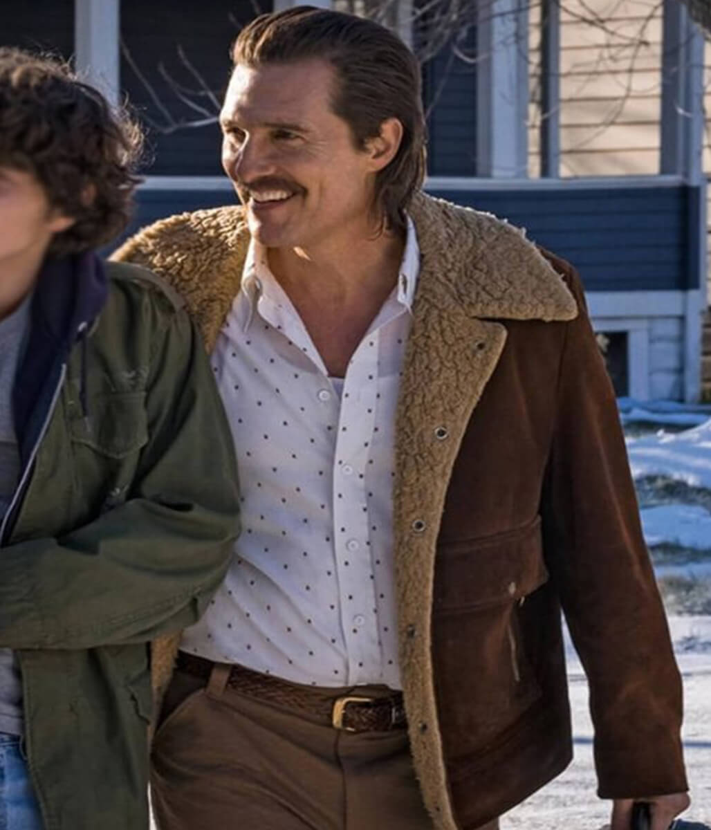 Matthew McConaughey White Boy Rick 2018 Brown Suede Jacket