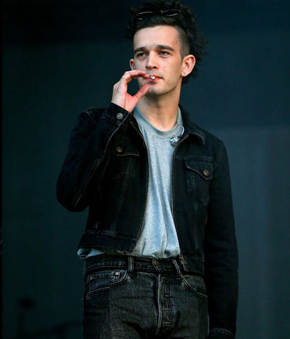 Matty Healy Black Denim Jacket