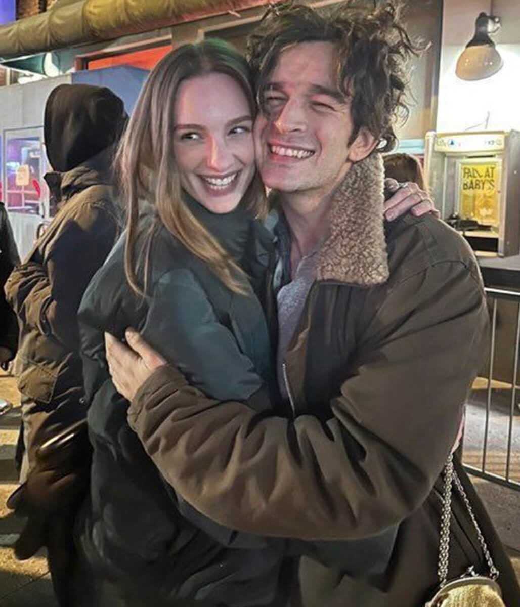 Matty Healy Brown Suede Leather Jacket