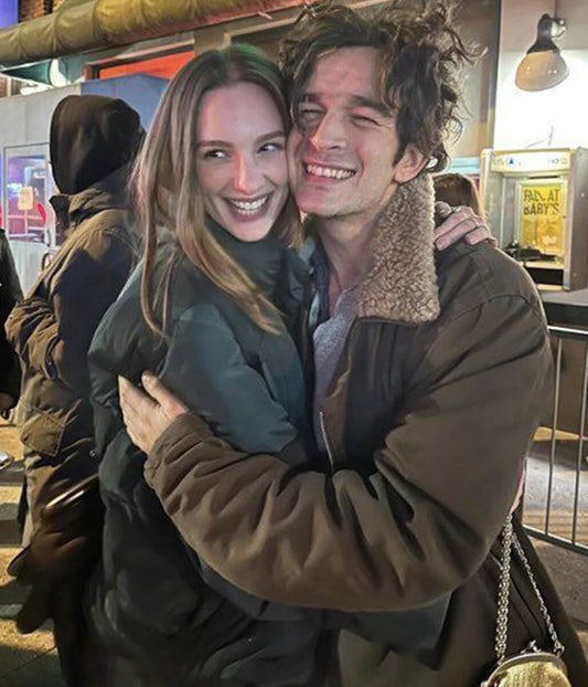 Matty Healy Brown Suede Leather Jacket