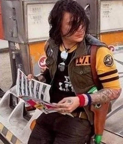 MCR Danger Days Fun Ghoul Green Vest
