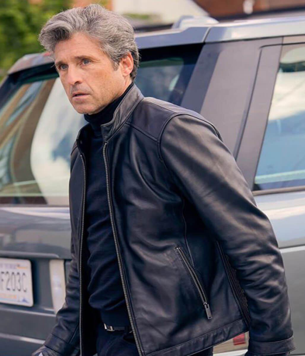 Memory Of A Killer 2026 Patrick Dempsey Leather Jacket