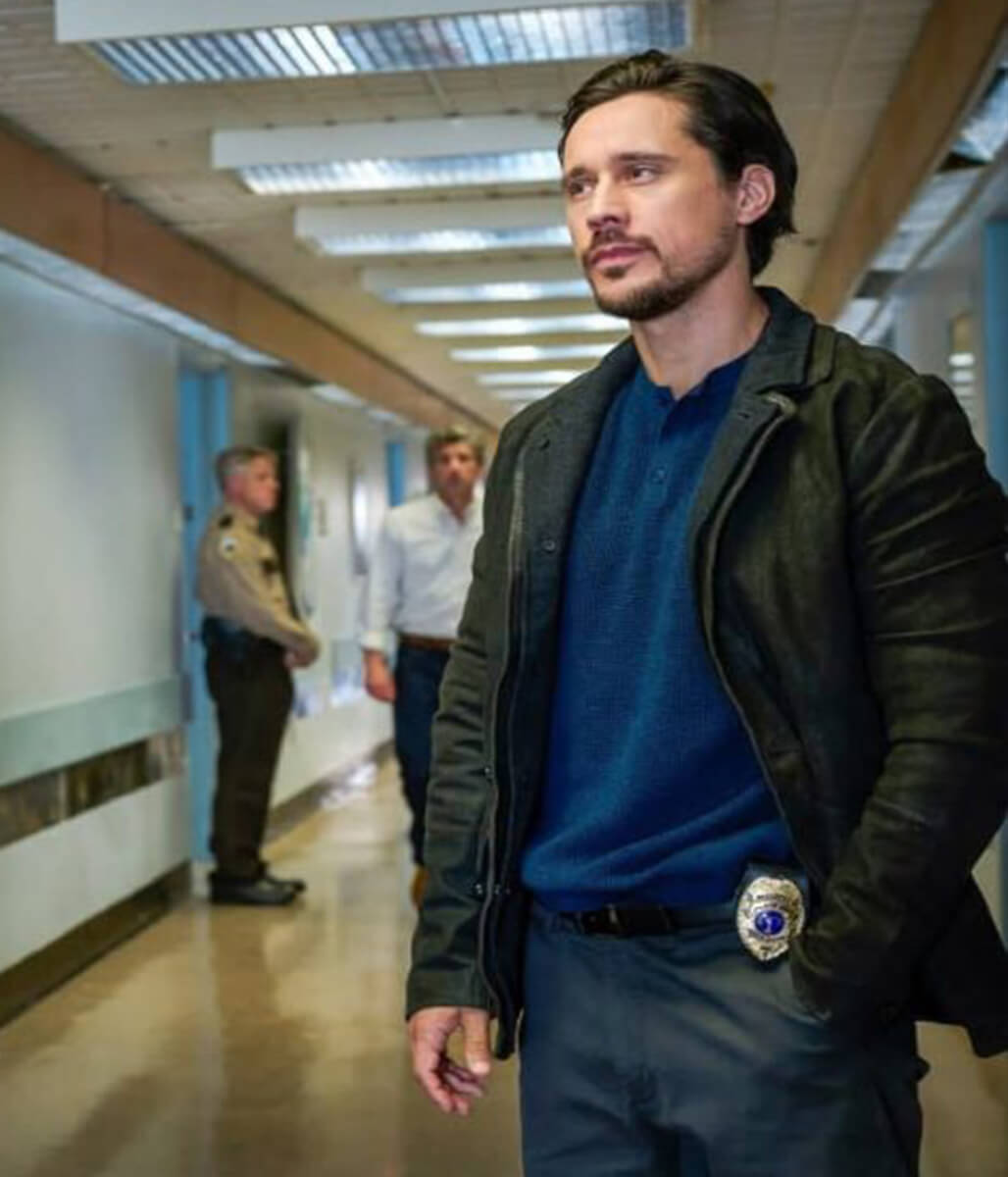 Memory Of A Killer 2026 Peter Gadiot Leather Jacket