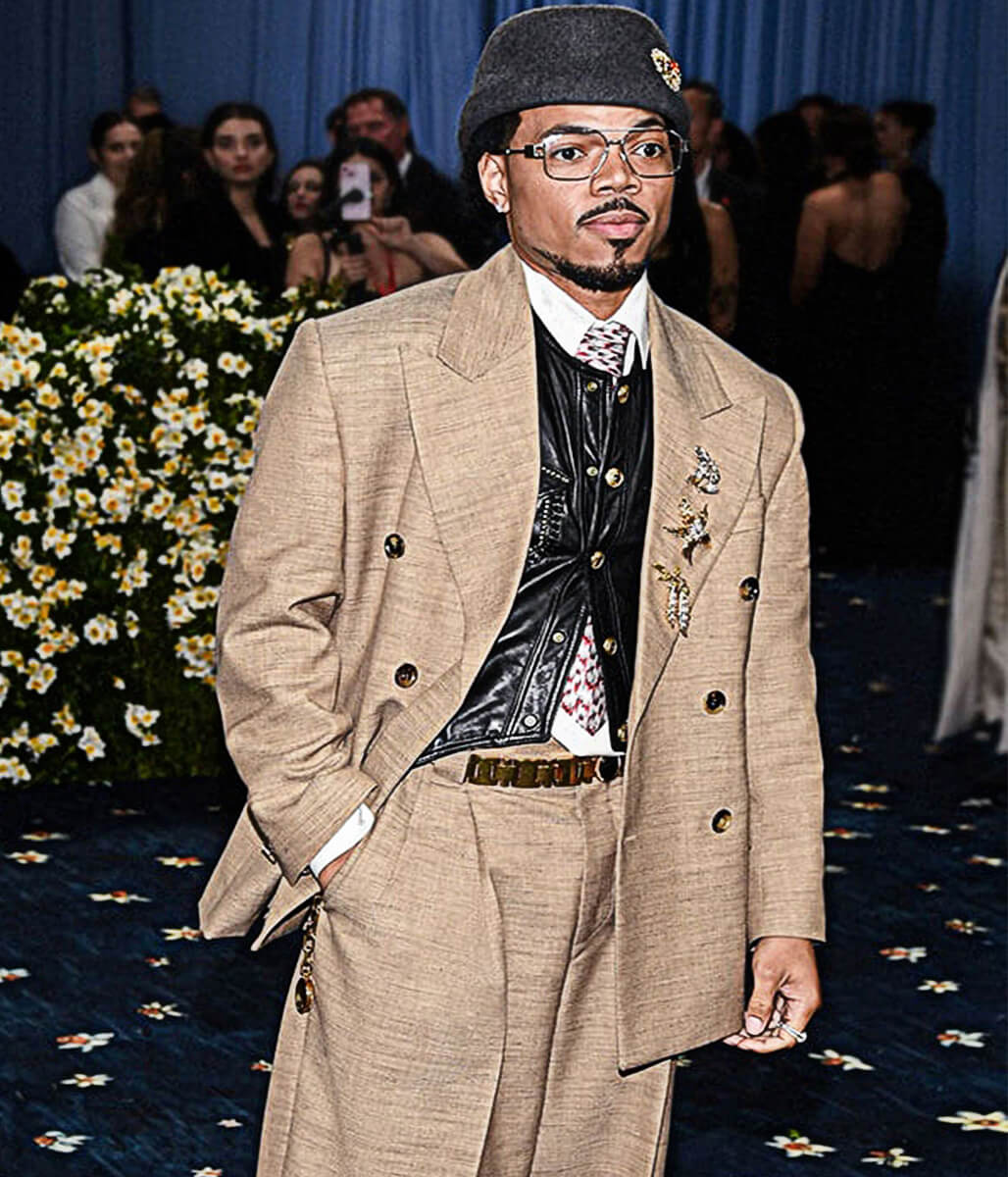 Met Gala 2025 Chance The Reaper Brown Blazer
