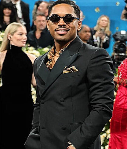 Met Gala 2025 Kelvin Harrison Jr Black Blazer