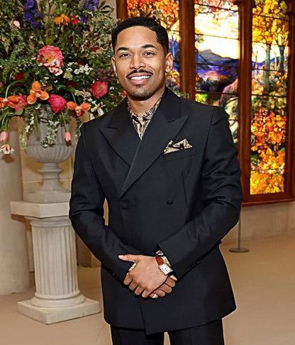 Met Gala 2025 Kelvin Harrison Jr Black Blazer