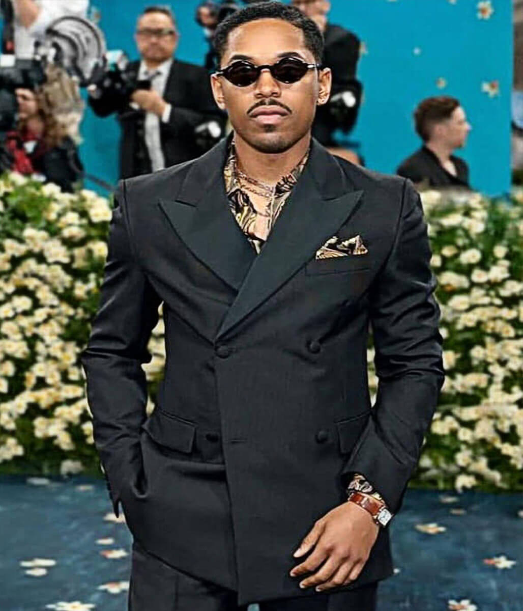 Met Gala 2025 Kelvin Harrison Jr Black Blazer