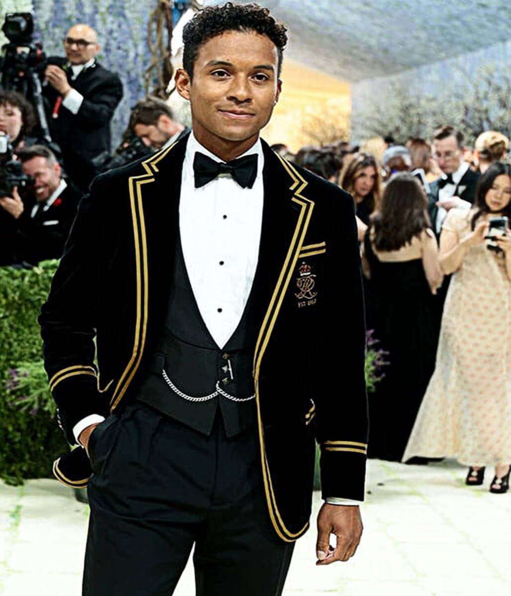 Met Gala 2026 Jaafar Jackson Black Velvet Blazer