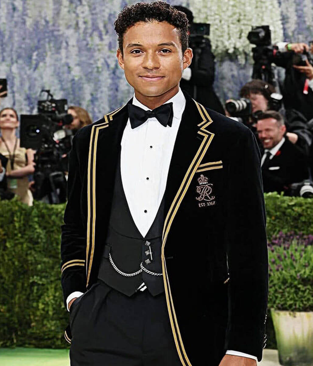 Met Gala 2026 Jaafar Jackson Black Velvet Blazer