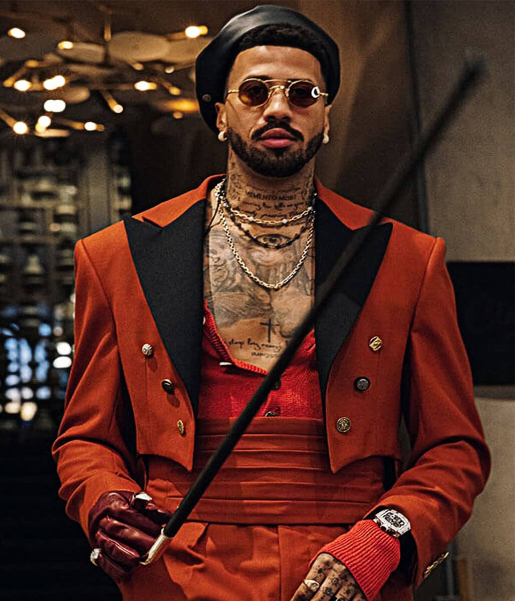 Met Gala 2026 Miles Chamley Watson Orange Tailcoat
