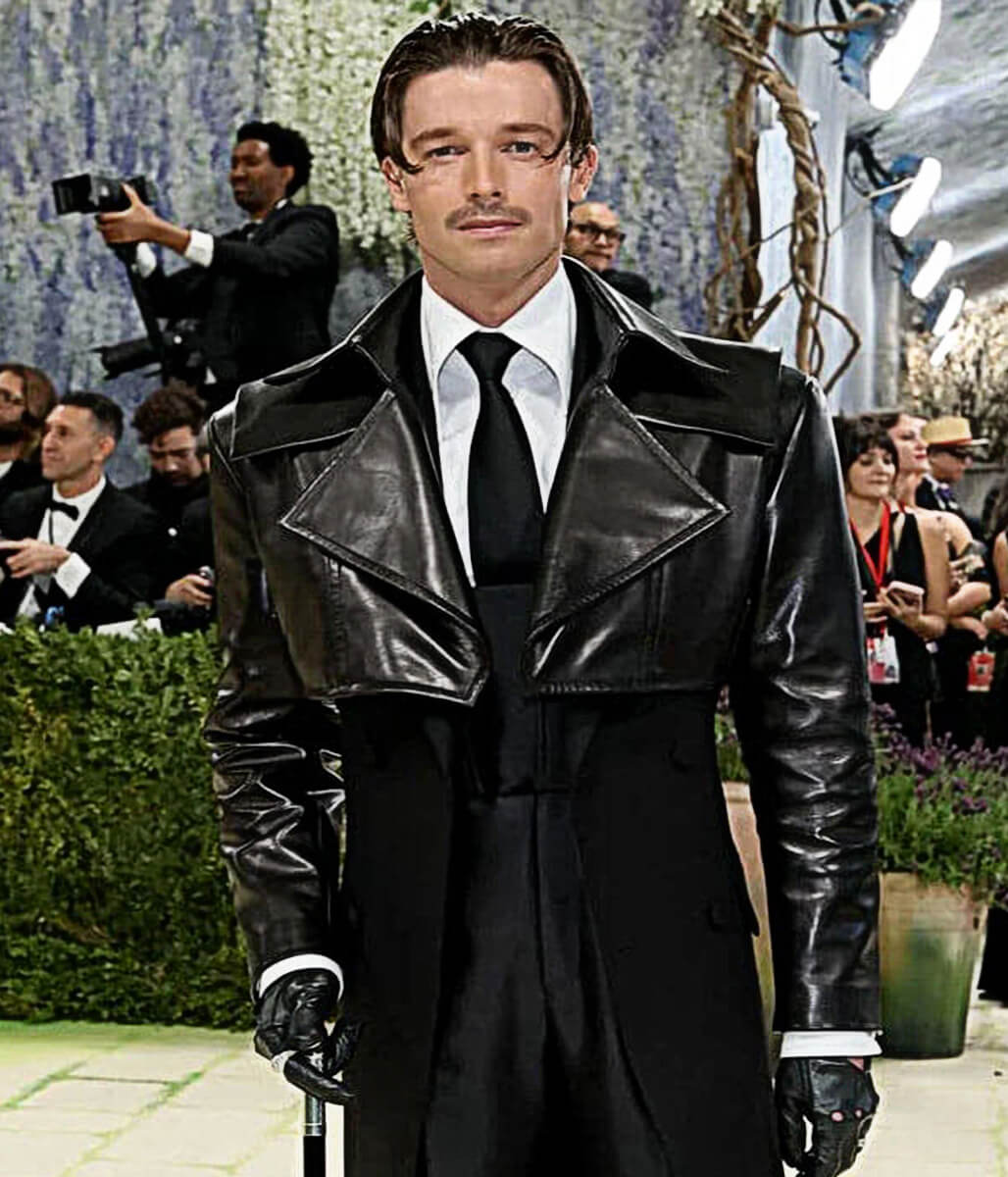 Met Gala 2026 Patrick Schwarzenegger Black Crop Jacket