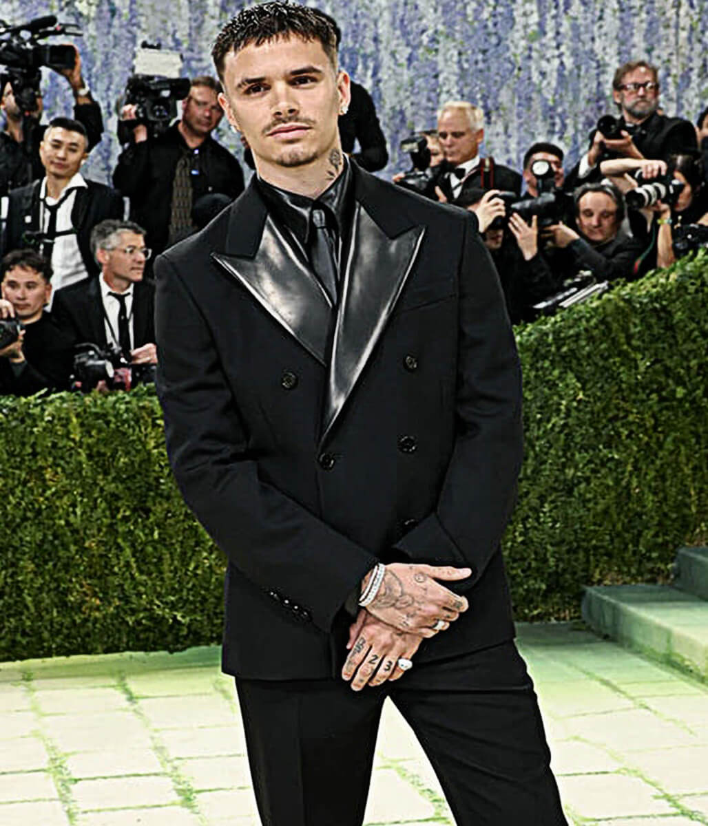 Met Gala 2026 Romeo Beckham Black Wool Blazer