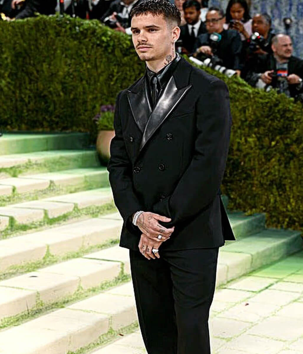 Met Gala 2026 Romeo Beckham Black Wool Blazer