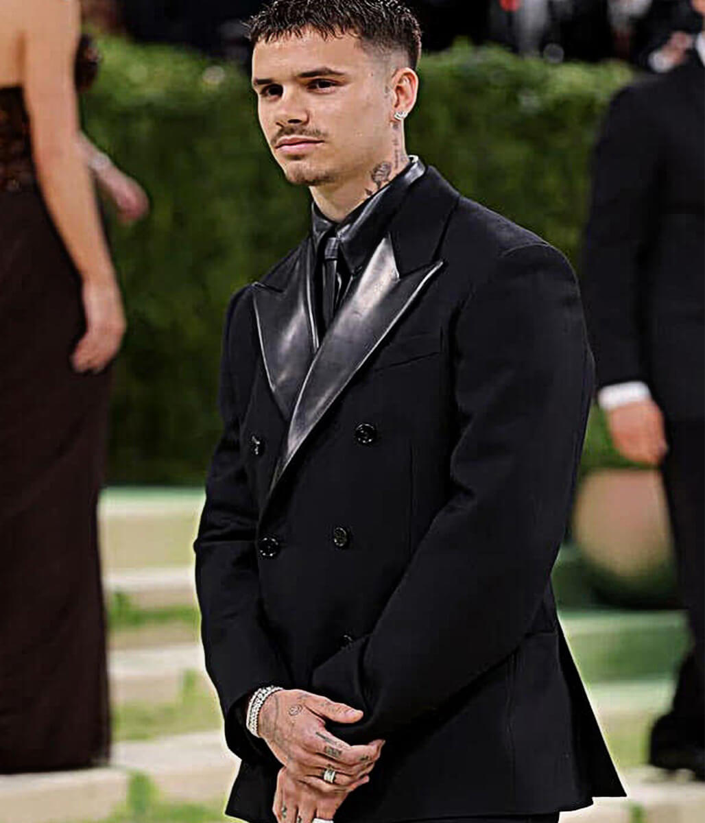 Met Gala 2026 Romeo Beckham Black Wool Blazer