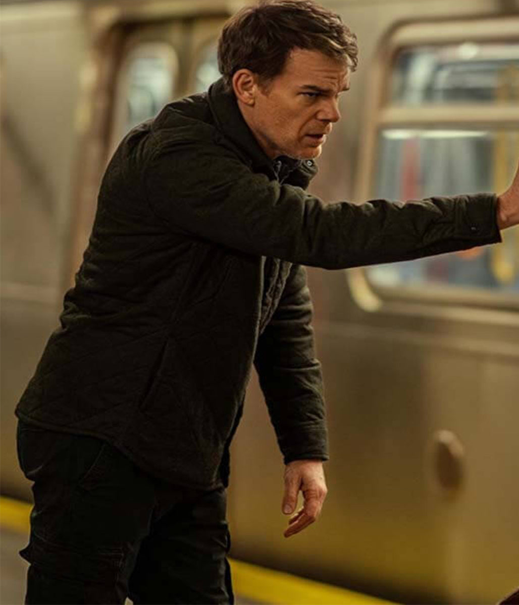 Michael C. Hall Dexter Resurrection 2025 Grey Jacket