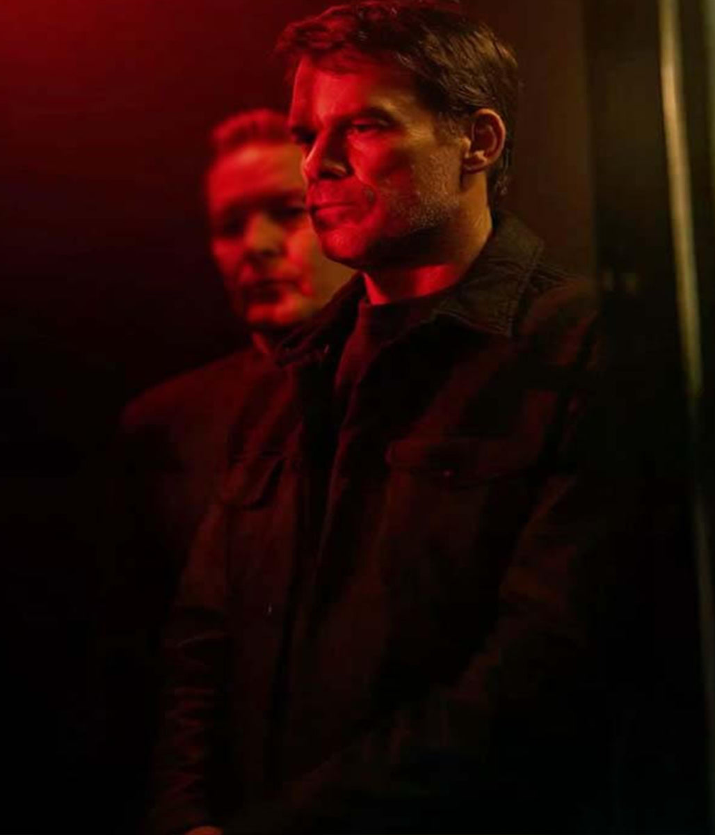 Michael C. Hall Dexter Resurrection 2025 Grey Jacket