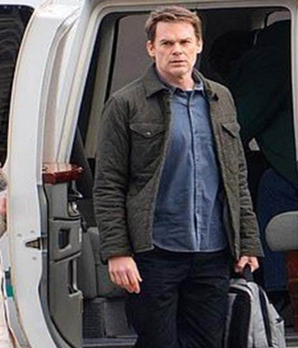 Michael C. Hall Dexter Resurrection 2025 Grey Jacket