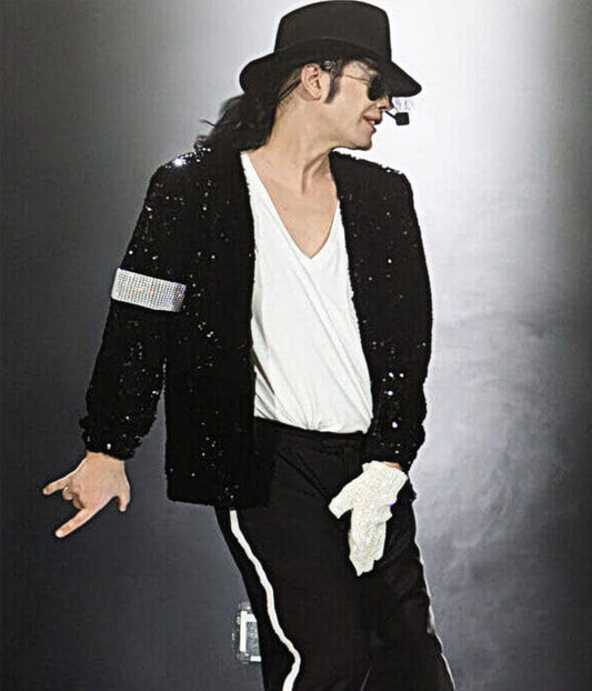 Michael Jackson 30th Anniversary Black Sequin Jacket