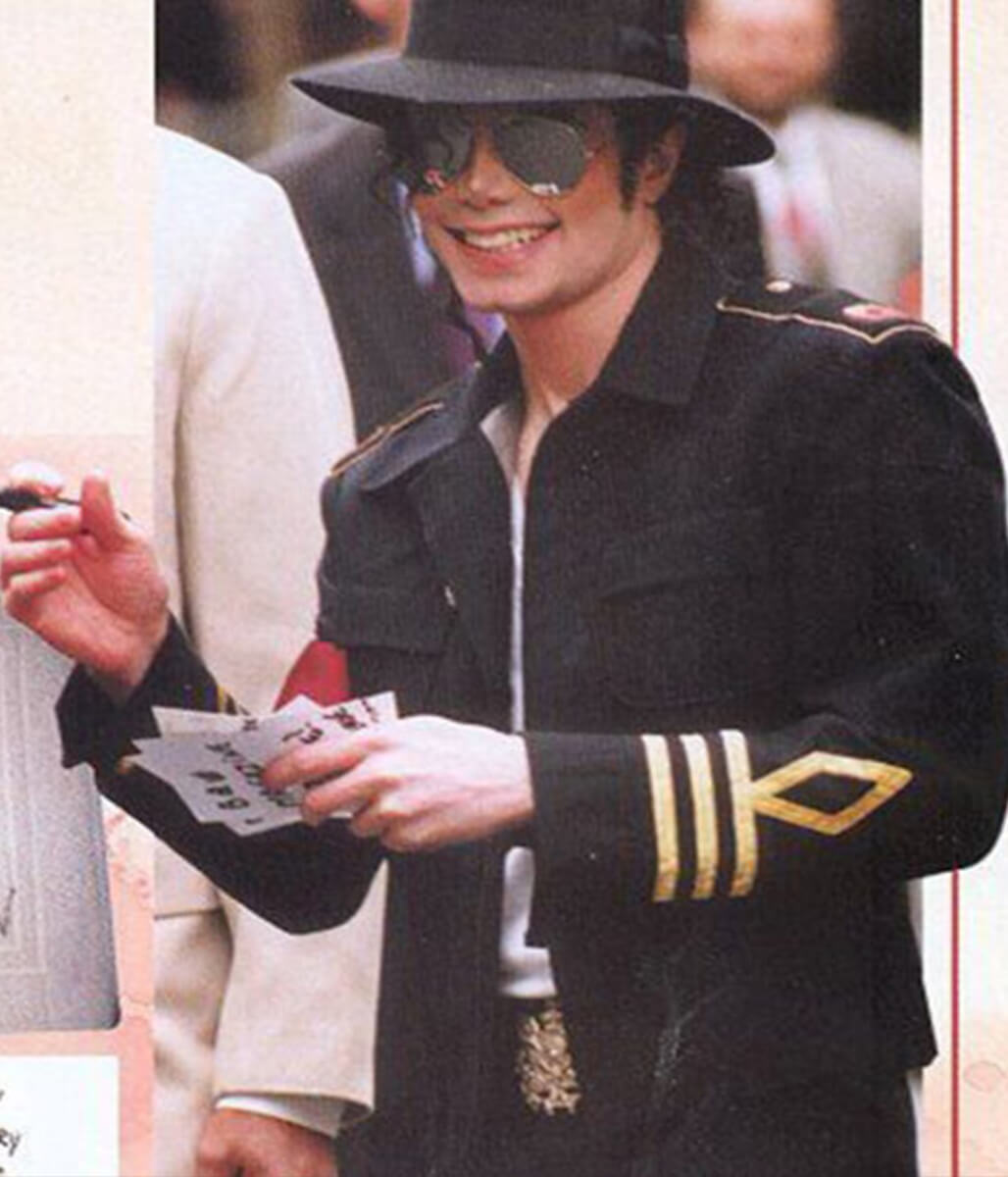 Michael Jackson Black Cotton Jacket