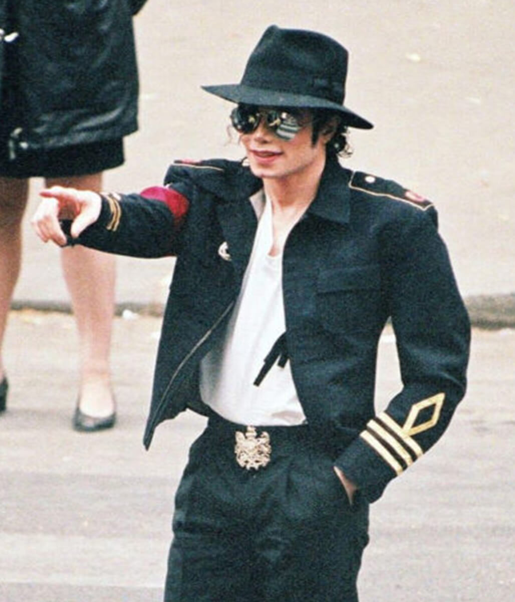 Michael Jackson Black Cotton Jacket