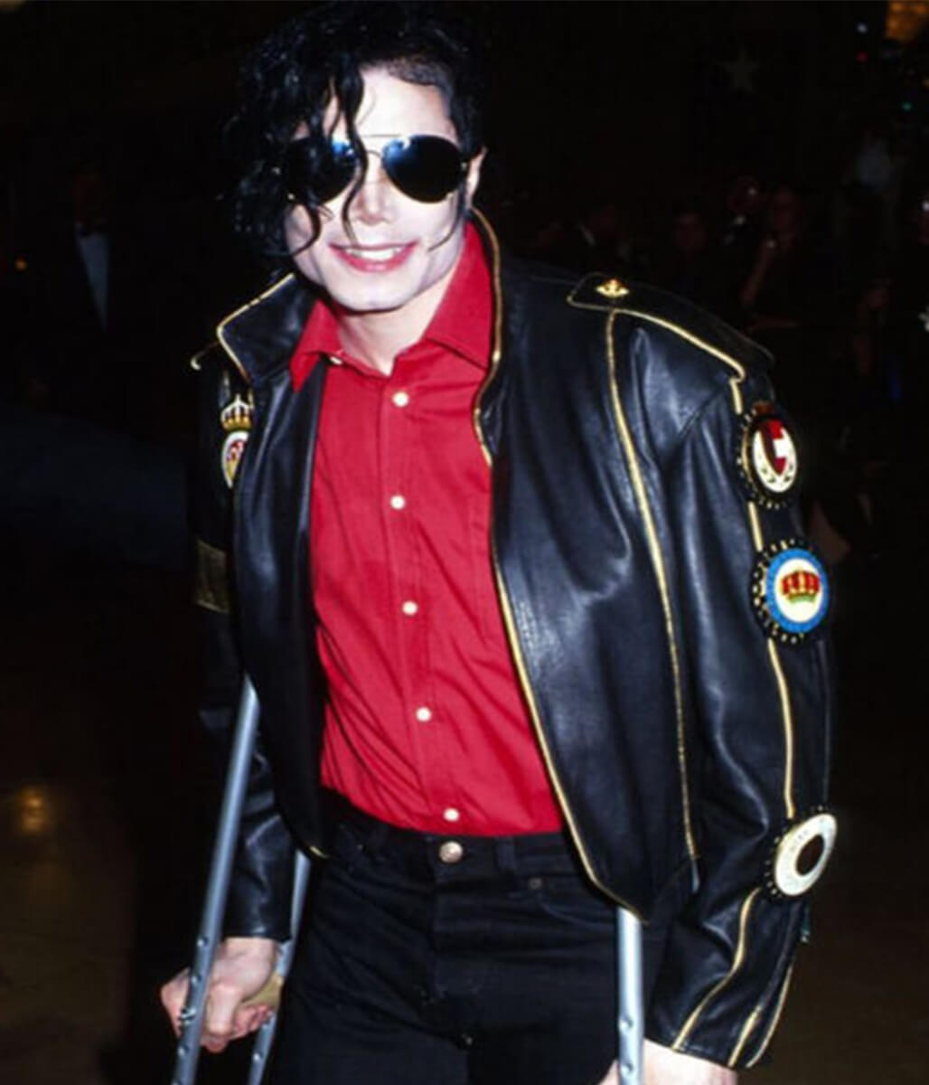 Michael Jackson Black Leather Jacket