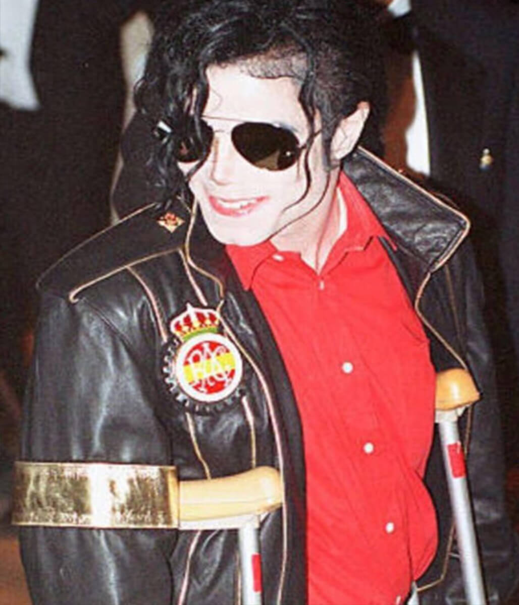 Michael Jackson Black Leather Jacket